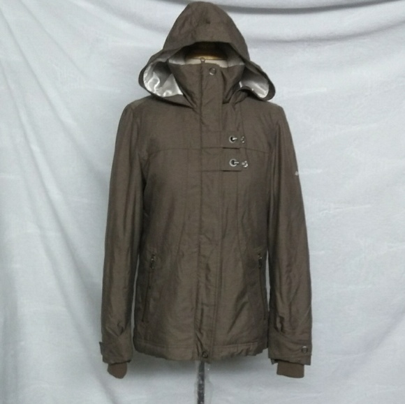 brown columbia coat